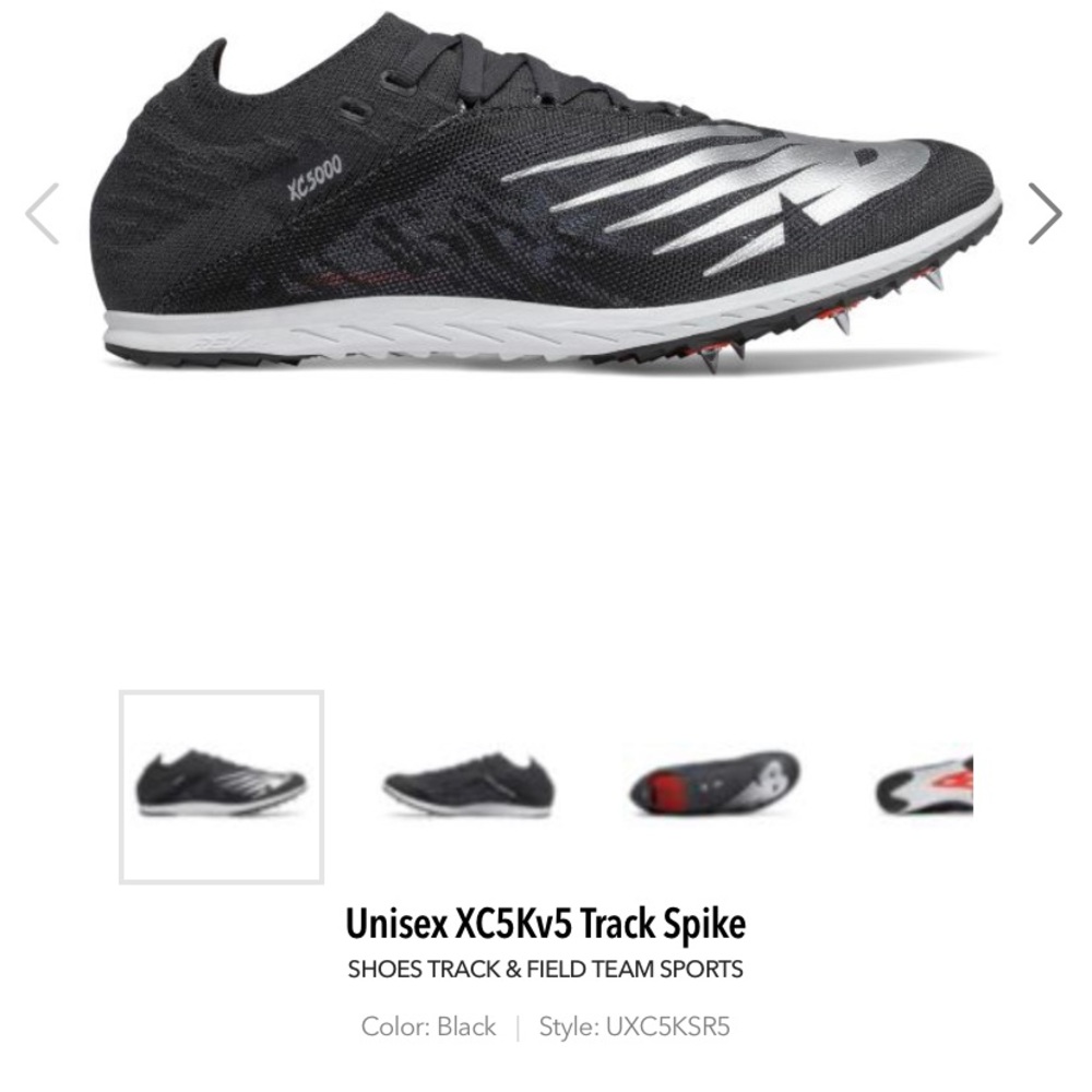 New Balance track spikes. New in box.